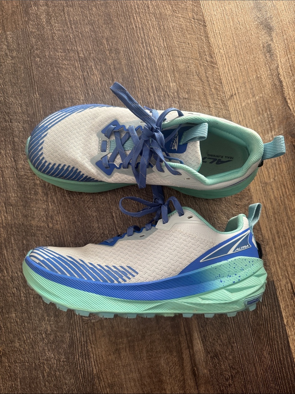 Altra Women's Mint Green & Blue Trail Running Shoes